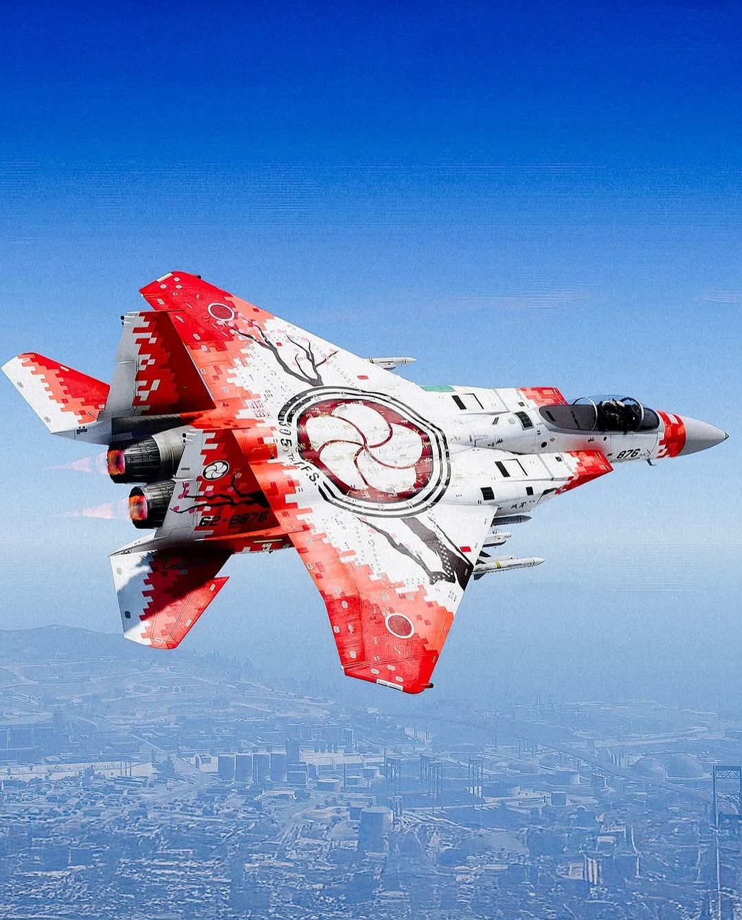 Japan’s fighter jets conducting training drills over the Pacific Ocean. - Photo Gallery