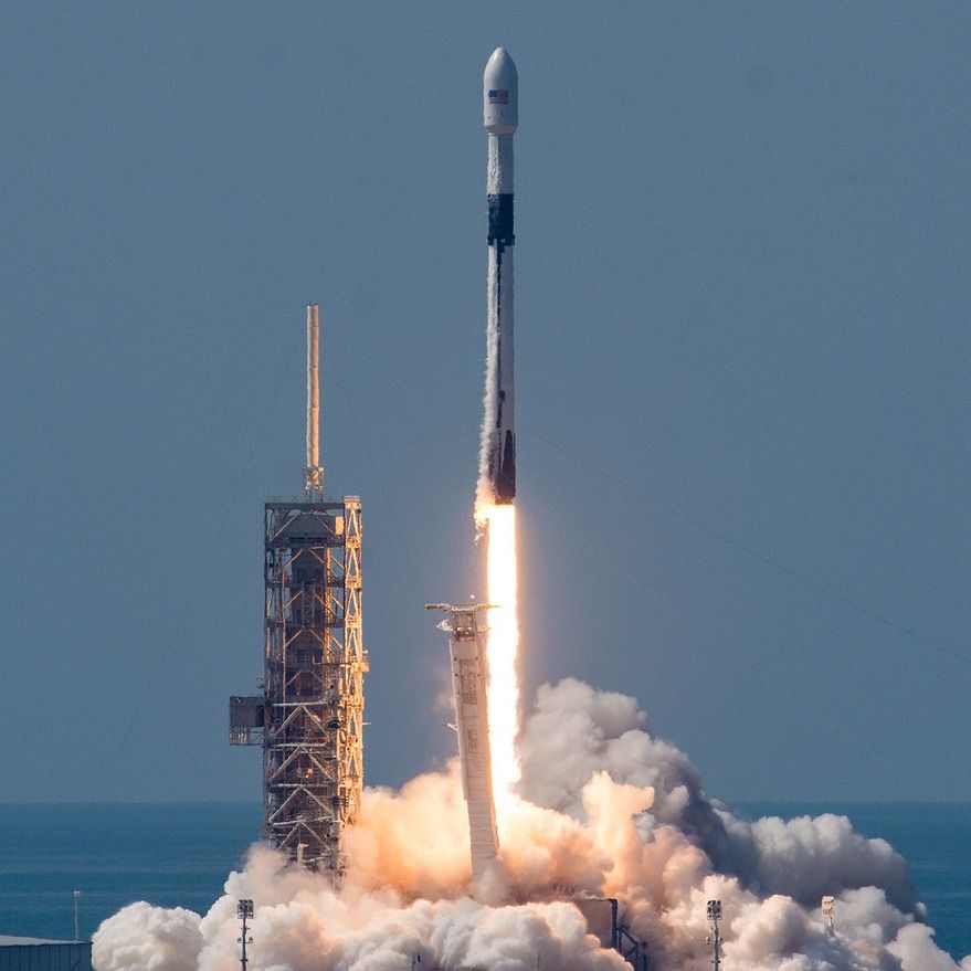 SpaceX Falcon 9 rocket lifting off under NASA mission. - Photo Gallery