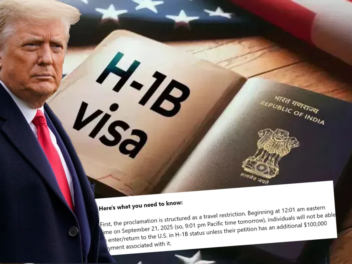 From H-1B Visa Fee Hike to Microsoft, Amazon Advisory: How Indians Are Affected | All You Need to Know