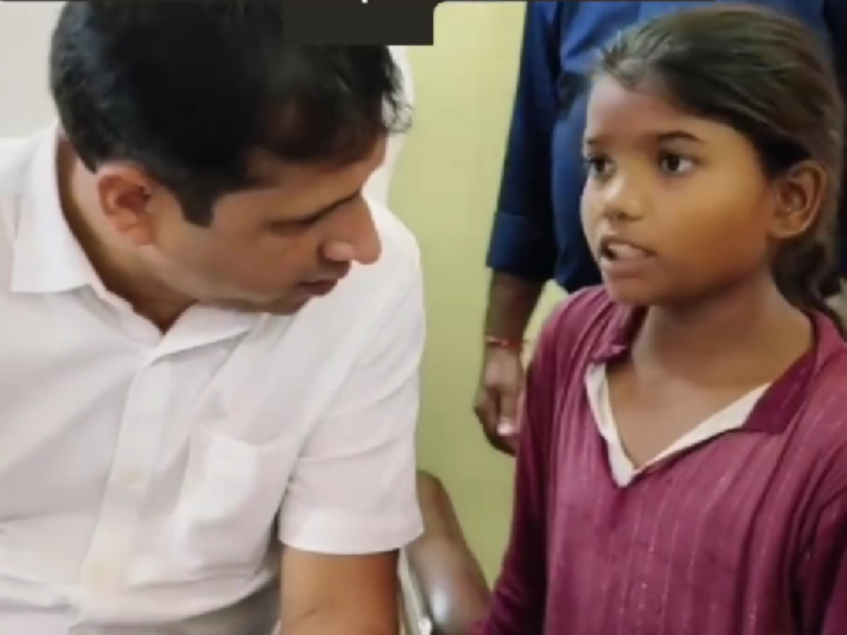 IAS Officer’s Sweet Interaction with Orphan Girl Goes Viral, Melts Hearts Online
