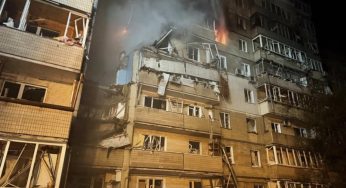 Russia Launches Largest Drone Attack on Kyiv; Government Building Hit