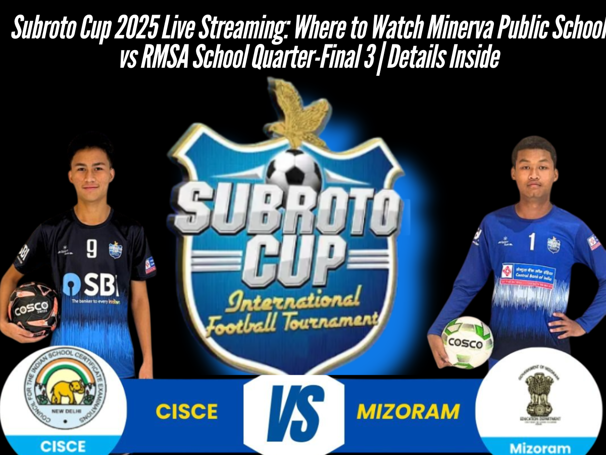 Subroto Cup 2025 Live Streaming: Where to Watch Minerva Public School vs RMSA School Quarter-Final 3 | Details Inside