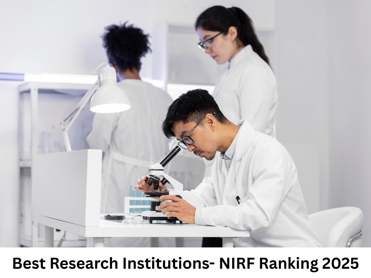 NIRF Ranking 2025 Out Check the New list of Top research institutions