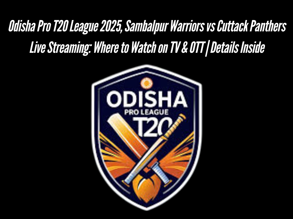 Odisha Pro T20 League 2025, Sambalpur Warriors vs Cuttack Panthers Live Streaming: Where to Watch on TV & OTT | Details Inside