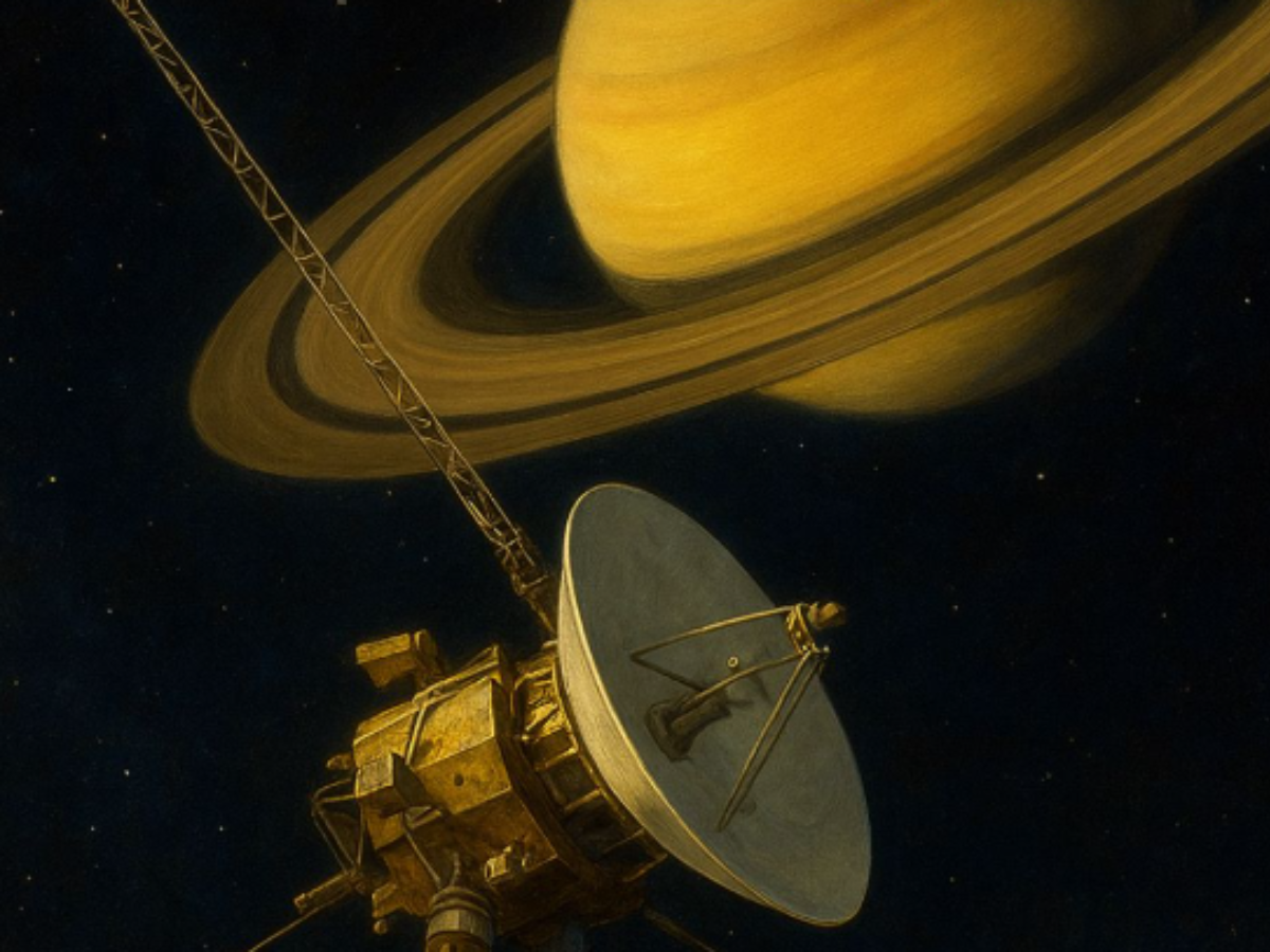 Pioneer 11 captured Saturn’s rings in detail. - Photo Gallery