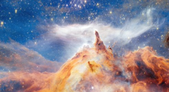NASA’S James Webb Telescope Captures Stellar Nursery in Lobster Nebula: Birth of Giants