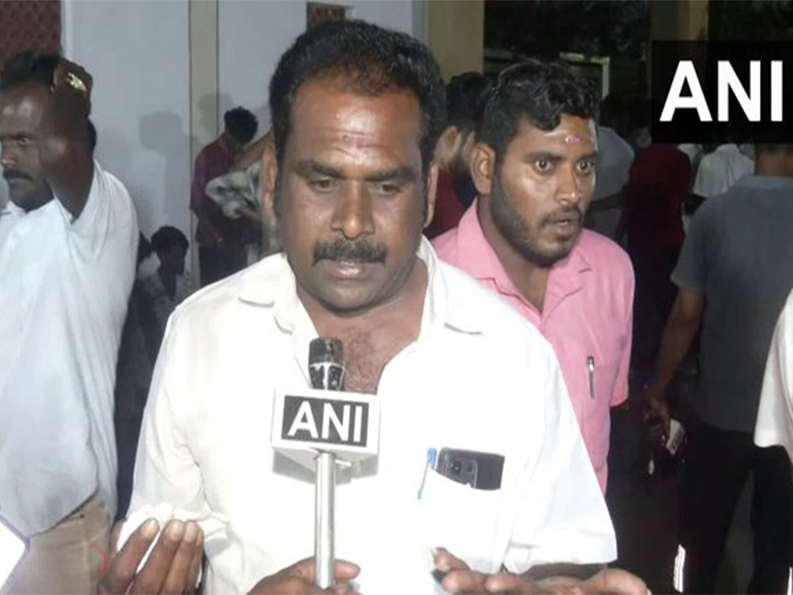 Karur stampede eyewitness Nanda Kumar (Photo/ANI)