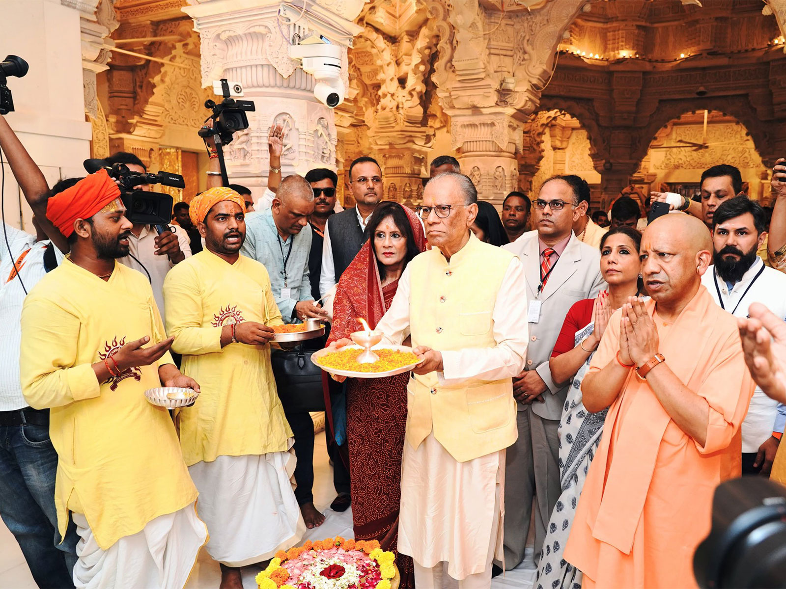 "Reflection of deep civilizational links…": MEA shares pictures from Mauritius PM's visit to Ram Janmabhoomi Temple