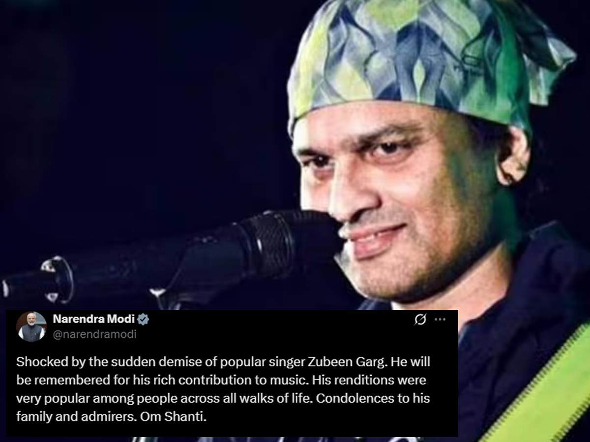 PM Modi, Assam Leaders Mourn Singer Zubeen Garg’s Sudden Death in Singapore