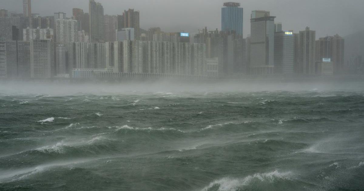 Tropical Storm Tapah: Tens Of Thousands Evacuated In China And Hong Kong Amid Fierce Winds