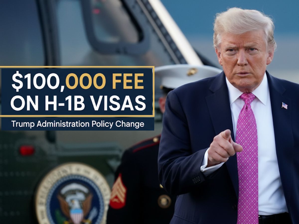 Trump to Impose $100,000 Fee on H-1B Visas in Sweeping Overhaul