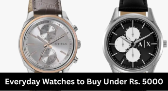 Best Everyday watches to buy under Rs. 5000 (From Armani Exchange, Titan and More)