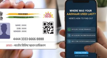 Where Was Your Aadhaar Used Last? Here’s How to Find Out Step-by-Step