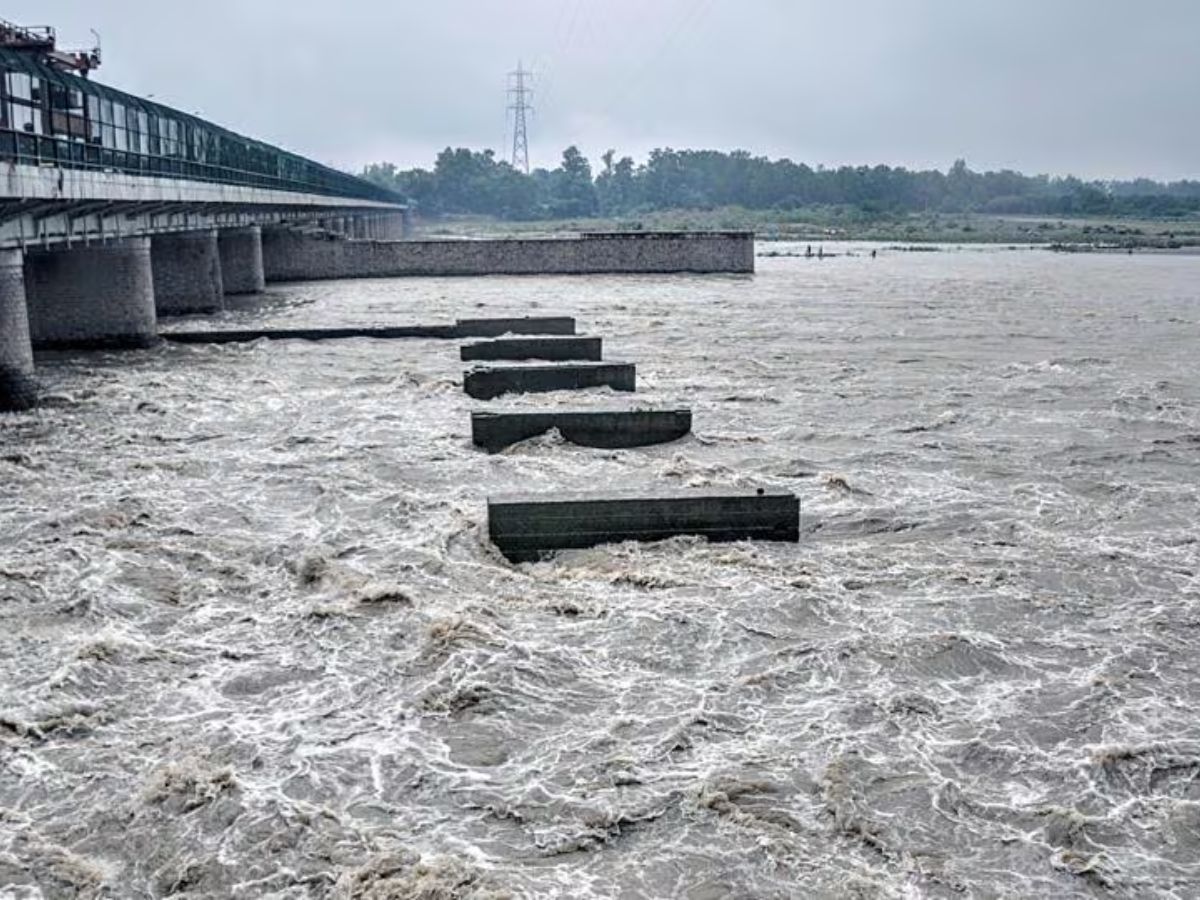 Yamuna River Surges to 207.4m in Delhi, Floods Hit Low-Lying Areas in Delhi & Noida