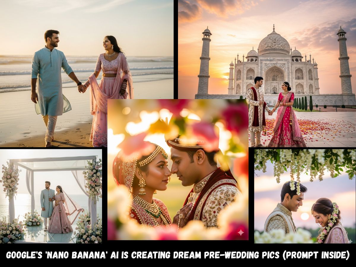 Pre-Wedding Pics in Seconds? How Google’s ‘Nano Banana’ AI is Creating Dream Pre-Wedding Pics (Prompt Inside)