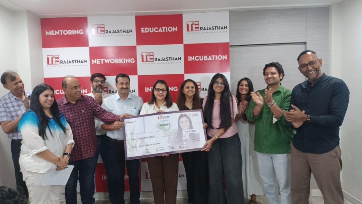 Women Startups Win Prizes Worth ₹11 Lakh at TiE Women – Rajasthan Chapter Competition.