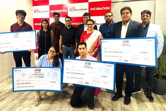 TiE U Rajasthan awards INR 7 Lakh in total prize money to emerging college innovators!