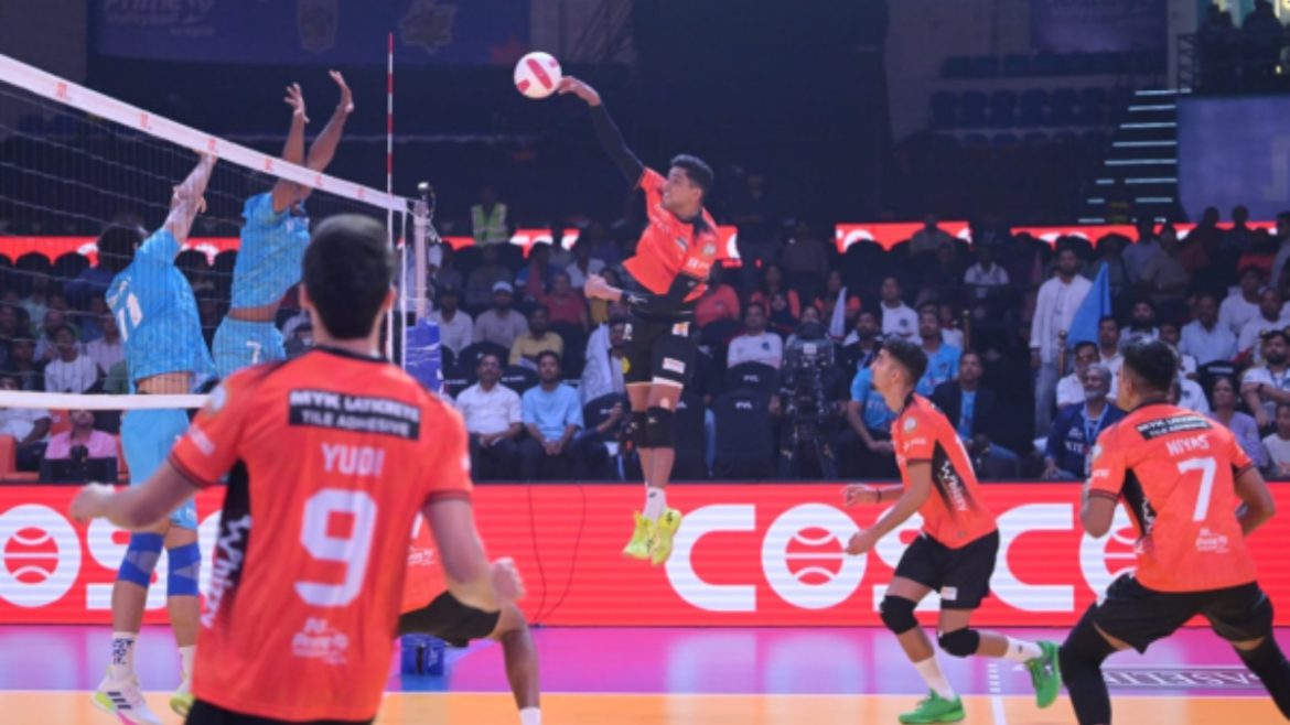 PVL 2025: Hyderabad Black Hawks Clinch 3-1 Victory Over Goa Guardians