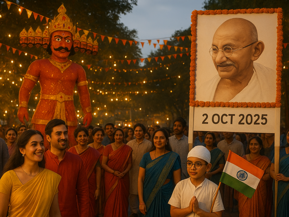 2nd October 2025: When Gandhi Jayanti & Dussehra Last Fell on the Same Day