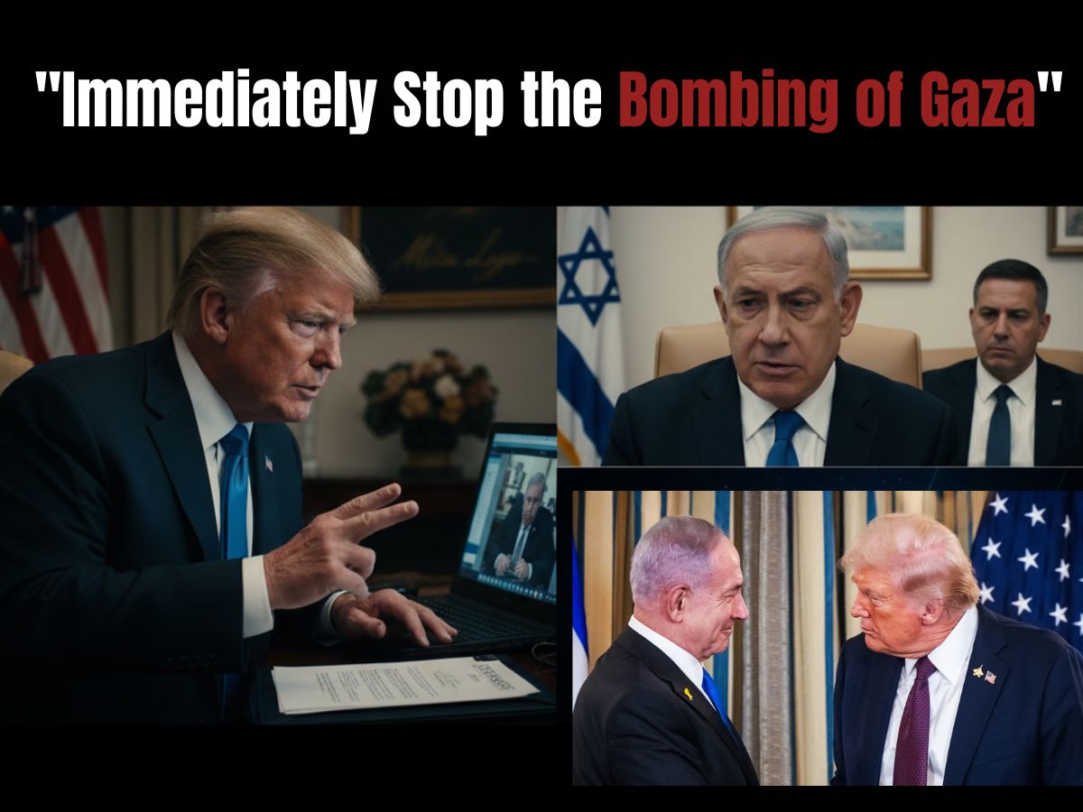 ‘Stop the Bombing’: Trump’s Direct Order to Israel After Hamas Nods to Gaza Plan ‘ Partially’