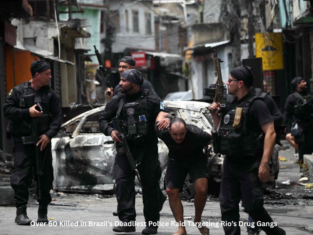 Over 60 Killed in Brazil’s Deadliest Police Raid Targeting Rio’s Drug Gangs