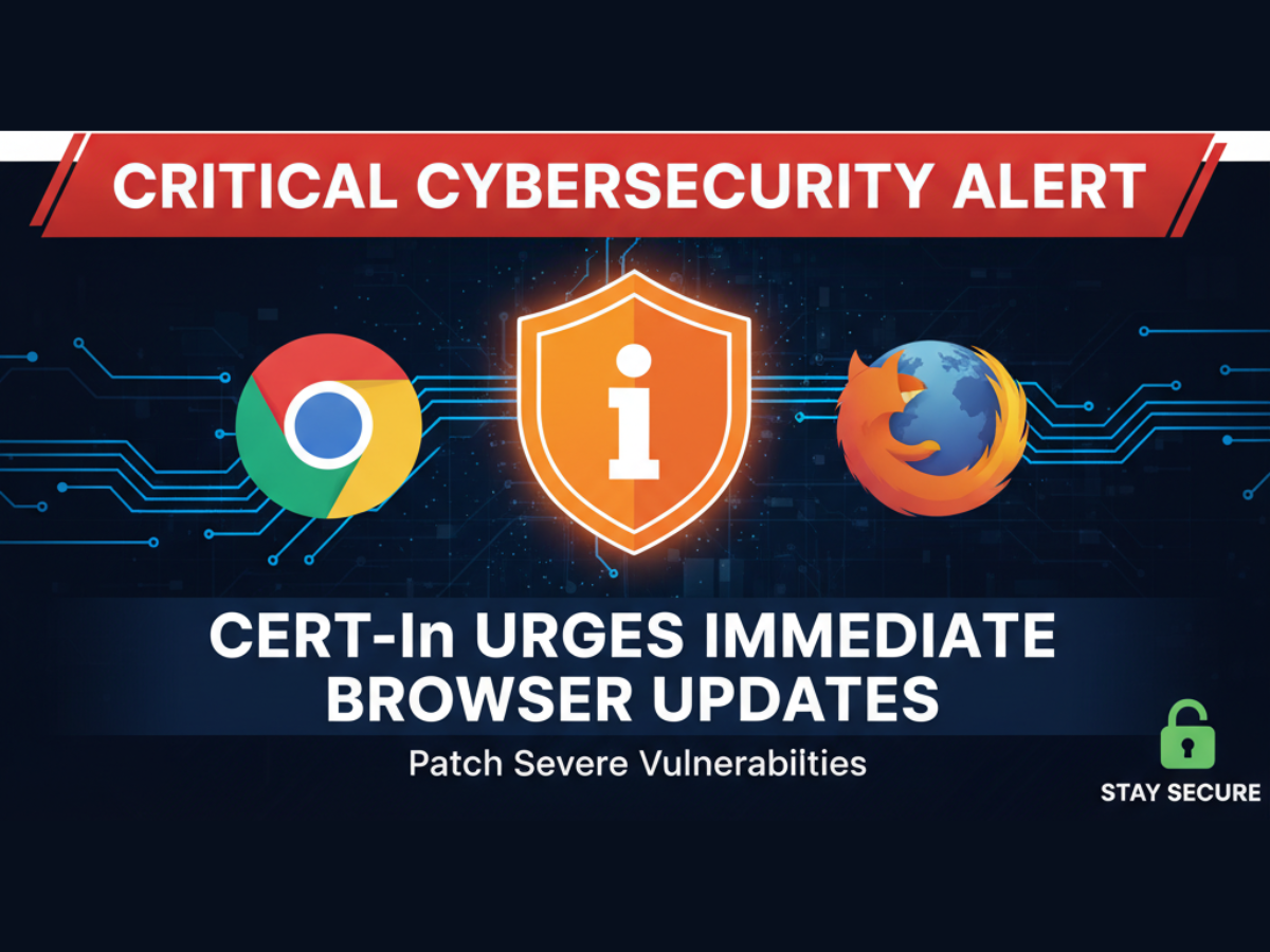 CERT-In Issues Urgent Warning: Update Chrome & Firefox to Avoid Cyberattack