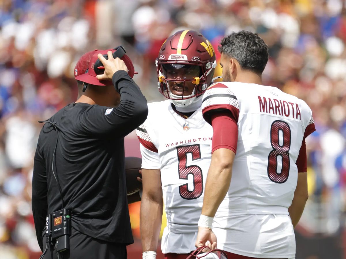 Marcus Mariota’s Pick-Six Dampens Washington’s Hopes After Jayden Daniels’ Injury