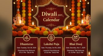 Diwali 2025 Calendar: Dates & Muhurat Timings for Dhanteras, Lakshmi Puja & Bhai Dooj | Details Inside