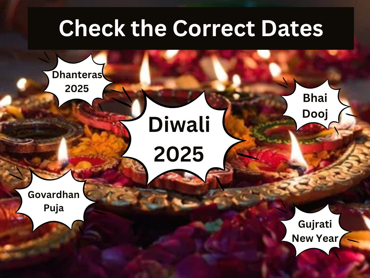 When Is Dhanteras, Diwali, Bhai Dooj, Gujarati New Year, Govardhan Puja And Kali Puja? Check Correct Dates