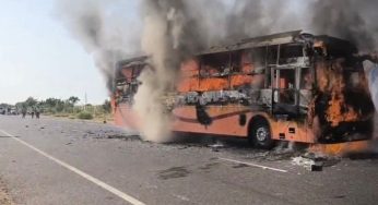What Caused the Jaisalmer Bus Fire? 20 Dead, Several Injured in Rajasthan Accident | Watch