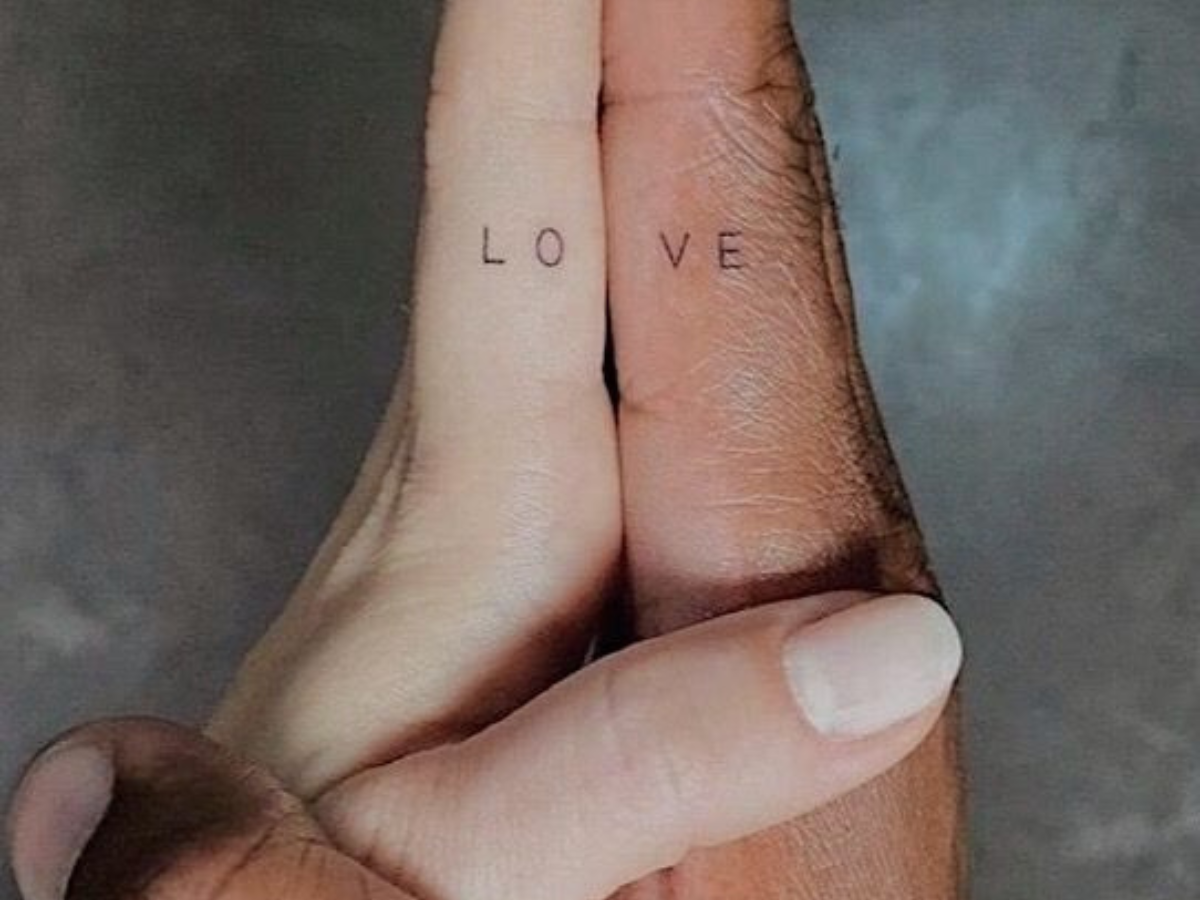 Minimalist Matching Tattoos - Photo Gallery