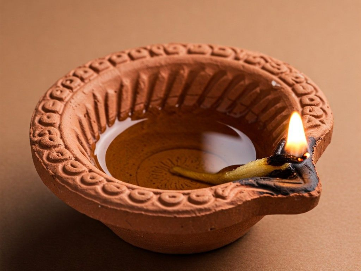 Choose Clay or Herbal Diyas - Photo Gallery