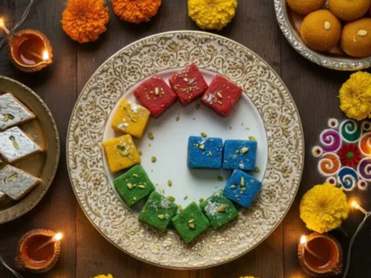 Sundar Pichai Colorful ‘Google Barfi’ Post Becomes the Sweetest Diwali Surprise Goes Viral