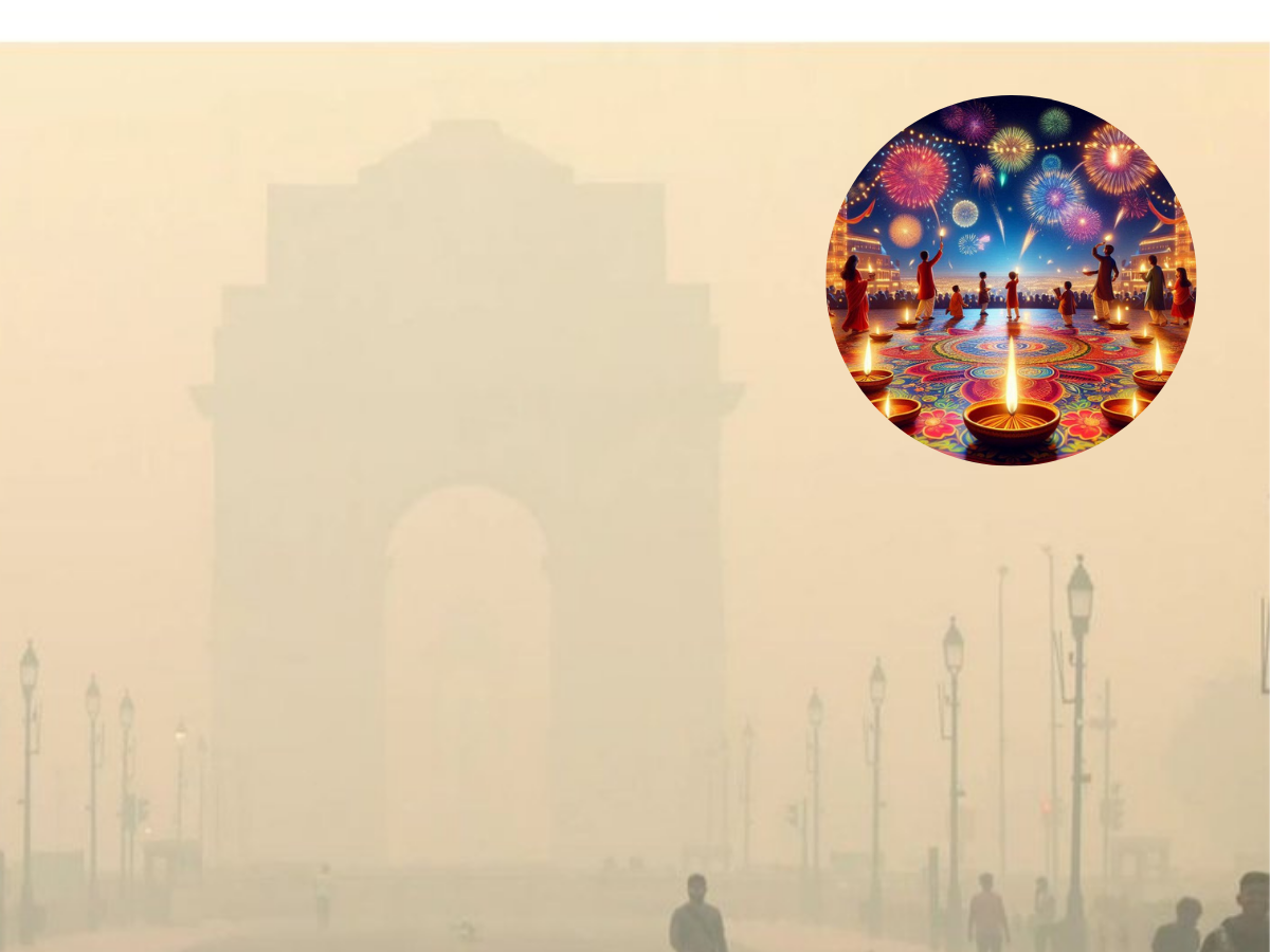 Post-Diwali Disaster Delhi Chokes as AQI Hits Very Poor Zone at 350| Details Inside