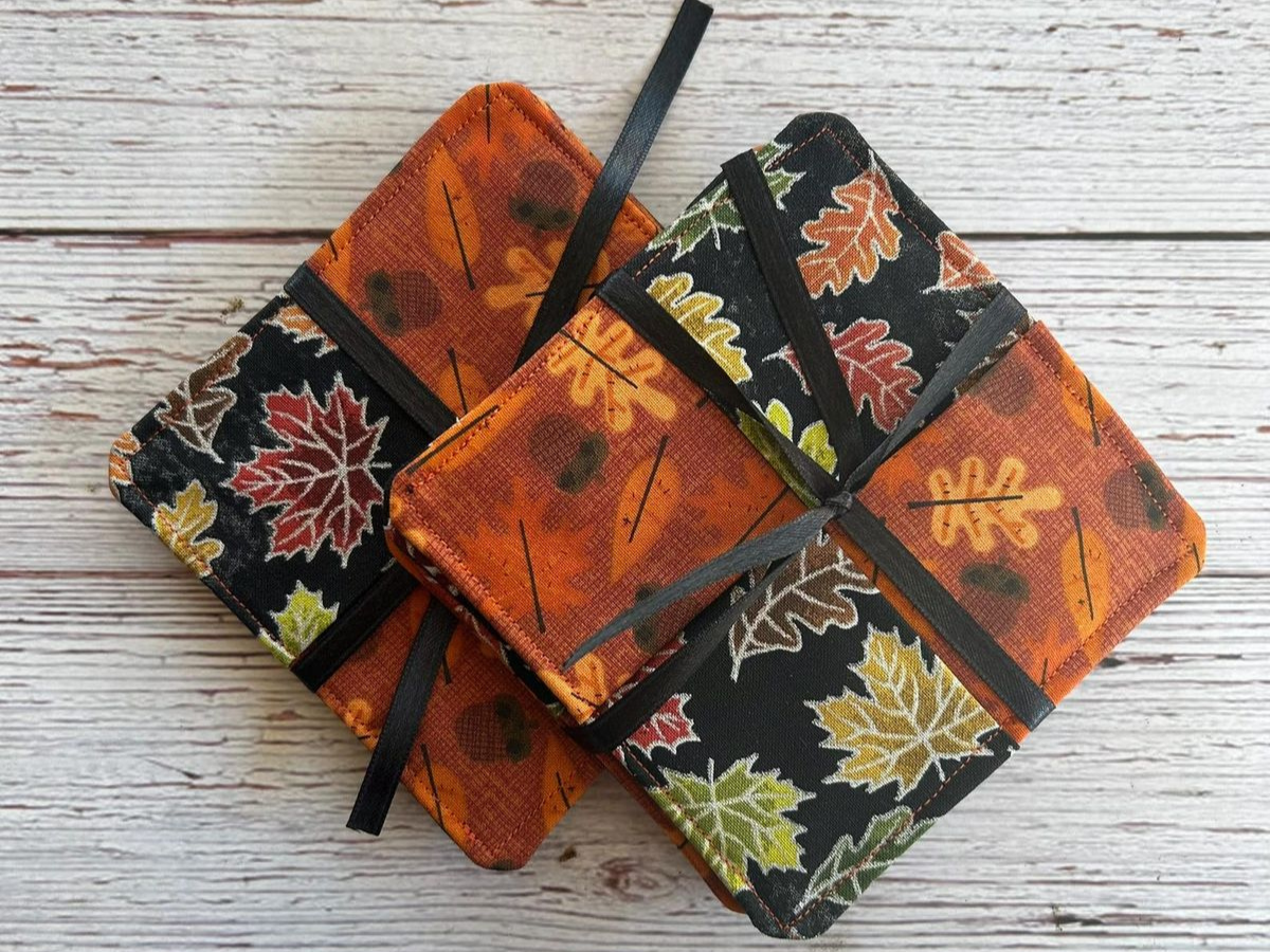 Reusable Fabric Coasters - Photo Gallery