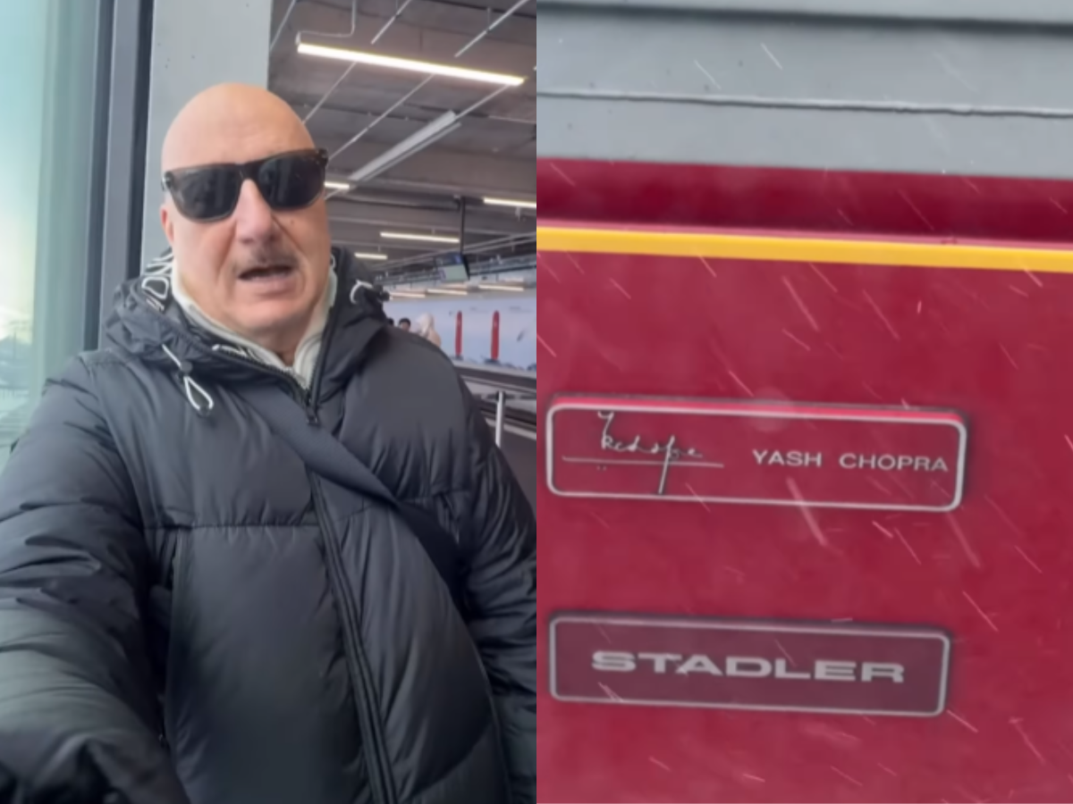 Anupam Kher Pays Heartfelt Tribute to Yash Chopra After Spotting Train Named After Him in Switzerland