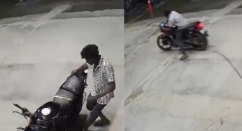 Kurnool Bus Fire: CCTV Claims to Capture ‘Drunk’ Biker Moments Before Crash | Watch