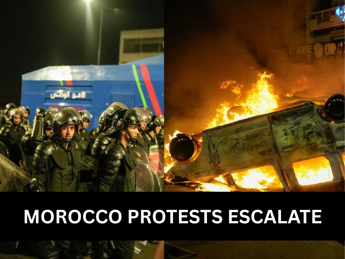 Morocco Protests Escalate: Youth Protests Over FIFA Spending Demanding Better Public Services Turn Violent