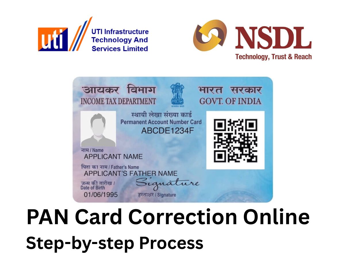 How to Correct Your PAN Card Online- Step-by-step Process