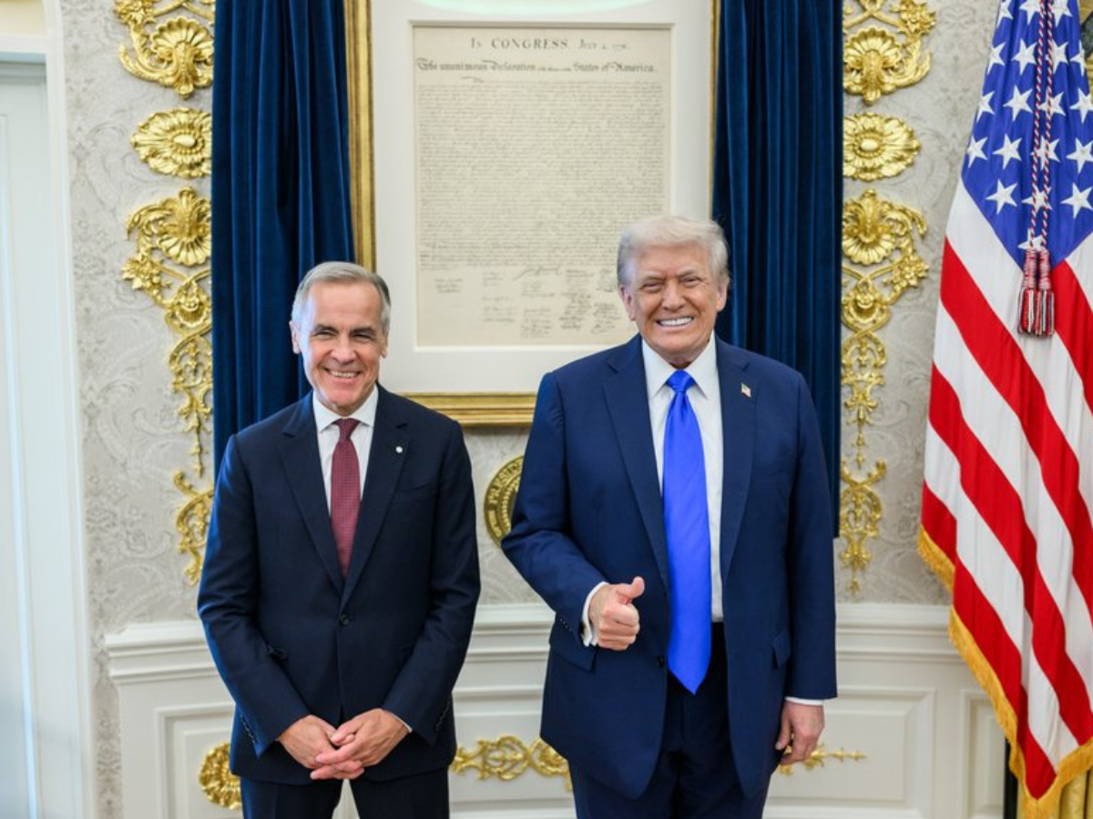 Trump Calls US-Canada Trade a ‘Natural Conflict’ in White House Meeting with Carney