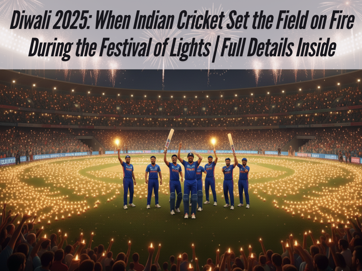 Diwali 2025: When Indian Cricket Set the Field on Fire During the Festival of Lights | Full Details Inside