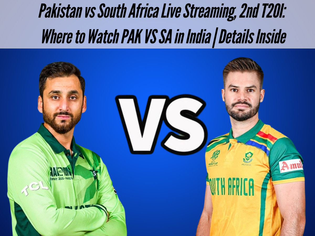 Pakistan vs South Africa Live Streaming, 2nd T20I: Where to Watch PAK VS SA in India | Details Inside