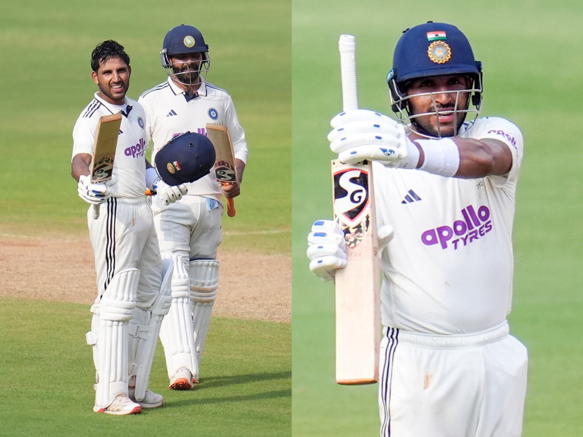 IND vs WI, 1st Test: Dhruv Jurel Smashes Maiden Hundred, Marks It With Unique Bat Celebration | Watch
