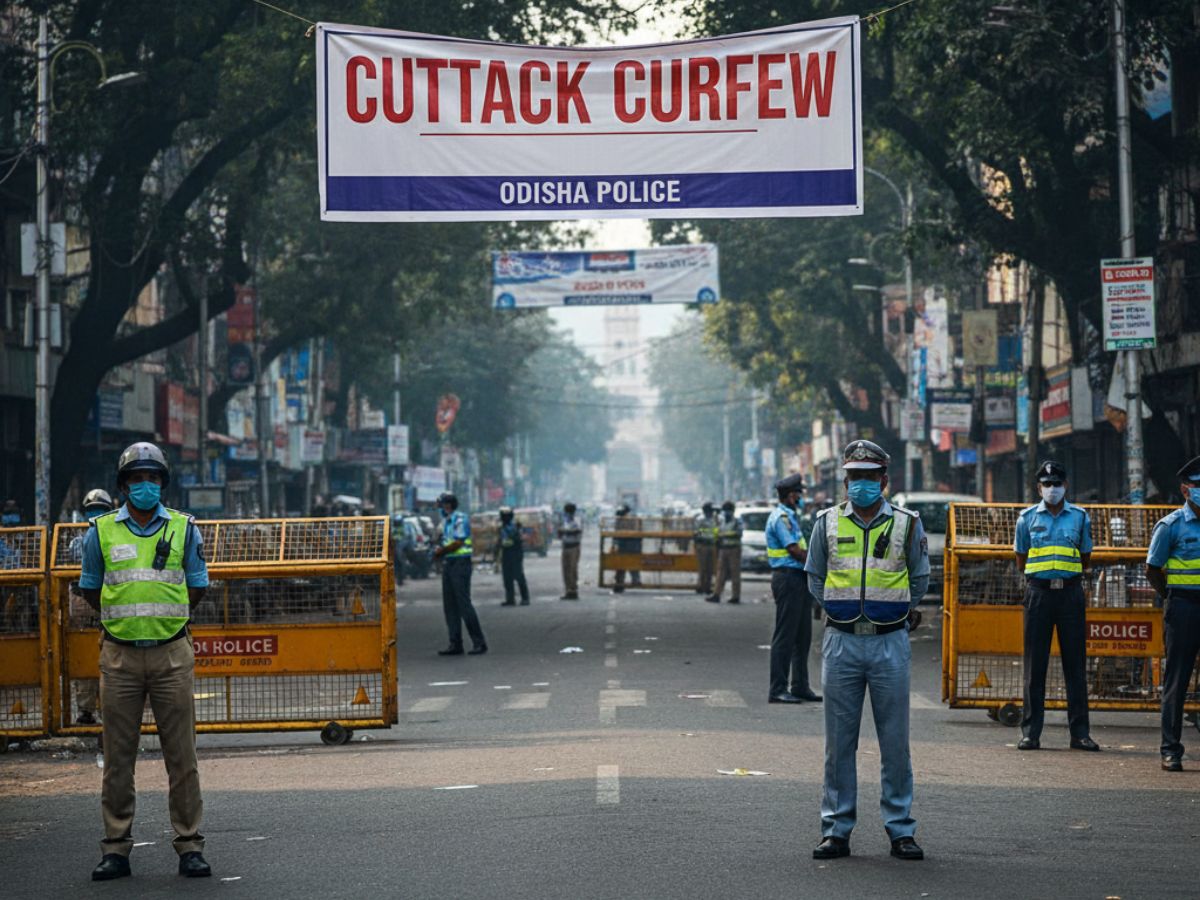 Odisha Imposes 36-Hour Curfew in Cuttack After Idol Immersion Violence