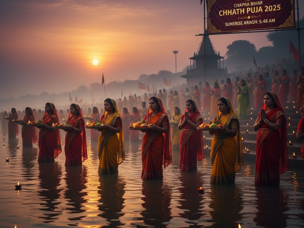 Chapra Bihar Chhath Puja 2025 Sunrise Time: Check Usha Arghya Sunrise Time, Muhurat, Rituals, Puja Vidhi, Paran Date