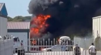 Texas Plane Crash Kills at Least Two, Sparks Massive Fire Near Hicks Airfield