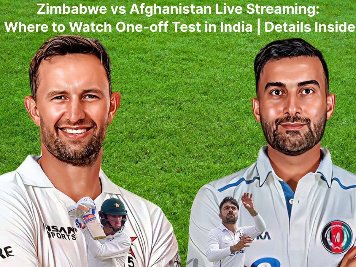 Zimbabwe vs Afghanistan Live Streaming: Where to Watch One-off Test in India | Details Inside