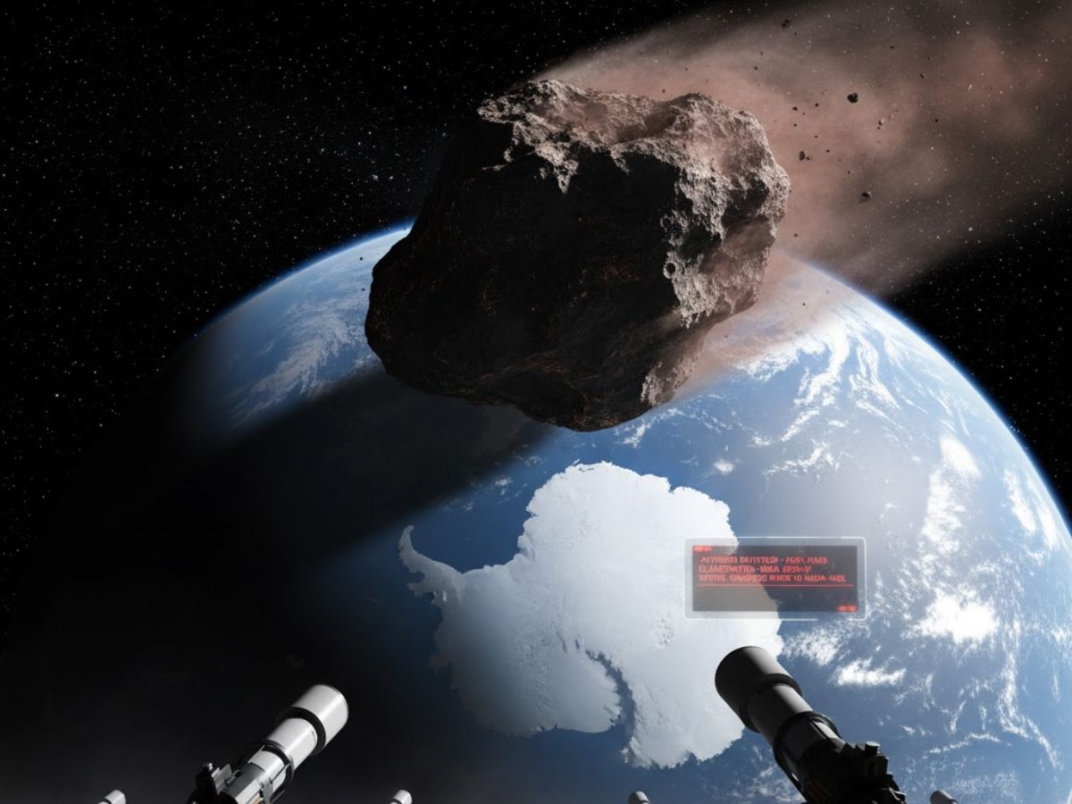 Earth Narrowly Misses Undetected Asteroid Over Antarctica | Just 482 kms from Earth?