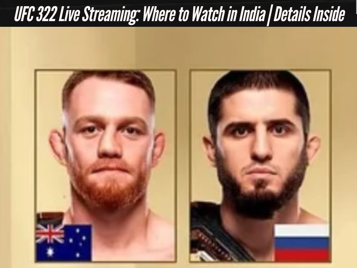 UFC 322 Live Streaming: Where to Watch Jack Della Maddalena vs Islam Makhachev in India | Details Inside
