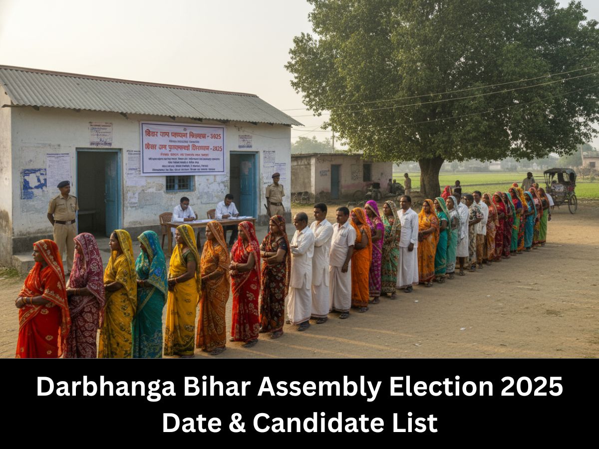 Darbhanga Election Date 2025: Candidates, Result Date; Know All About Darbhanga Vidhan Sabha Seat